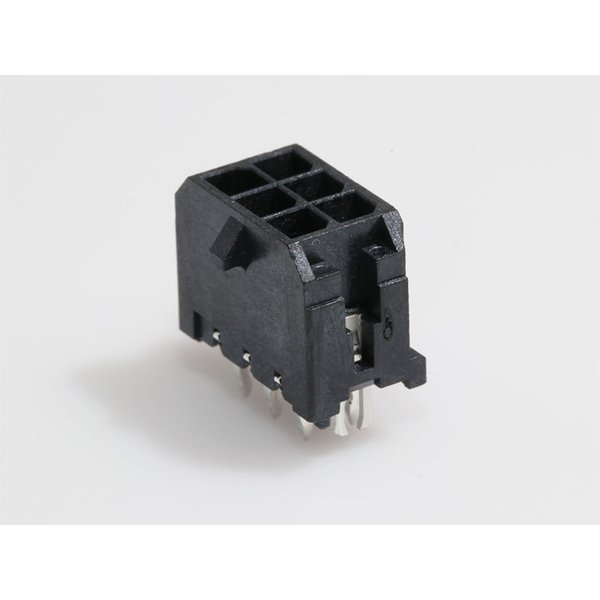 Molex Rectangular Power Connector, 6 Contact(S), Male, Solder Terminal, Plug 430450624
